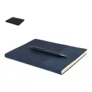 Agenda cu pix, Everestus, 2610E18756, A5, Dictando, 178x225x25 mm, Hartie, Poliuretan, Albastru Dark
