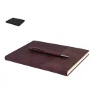 Agenda cu pix, Everestus, 2610E18755, A5, Dictando, 178x225x25 mm, Hartie, Poliuretan, Rosu Burgundy