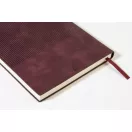 Agenda cu pix, Everestus, 2610E18755, A5, Dictando, 178x225x25 mm, Hartie, Poliuretan, Rosu Burgundy