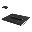 Agenda cu pix, Everestus, 2610E18754, A5, Dictando, 178x225x25 mm, Hartie, Poliuretan, Negru