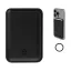 Portcard magnetic pentru telefon, Everestus, 2610E18200, 95x65x7 mm, Poliuretan, Negru