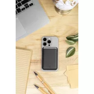   Portcard magnetic pentru telefon, Everestus, 2610E18200, 95x65x7 mm, Poliuretan, Negru