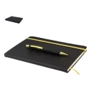 Agenda cu pix, Everestus, 2610E18647, A5, Dictando, 178x225x25 mm, Hartie, Poliuretan, Auriu