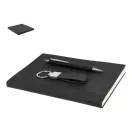 Set cadou 3 piese, Everestus, 2610E18673, A5, Dictando, 220x220x23 mm, Hartie, Poliuretan, Negru