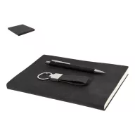   Set cadou 3 piese, Everestus, 2610E18673, A5, Dictando, 220x220x23 mm, Hartie, Poliuretan, Negru