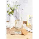 Carafa Everestus, 2610E17960, 1000 ml, Ø95x285 mm, Sticla, Pluta, Transparent