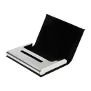 Set cadou 3 piese, Everestus, 2610E18932, 180x165x23 mm, Hartie, Poliester, Metal, Argintiu