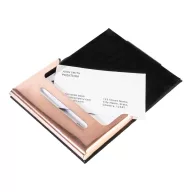   Set cadou 3 piese, Everestus, 2610E18931, 180x165x23 mm, Hartie, Poliester, Metal, Roz