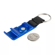   Breloc cu desfacator, Everestus, 2610E18126, 24x90 mm, Aluminiu, Otel inoxidabil, Albastru