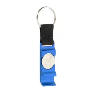   Breloc cu desfacator, Everestus, 2610E18126, 24x90 mm, Aluminiu, Otel inoxidabil, Albastru