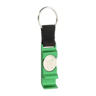   Breloc cu desfacator, Everestus, 2610E18127, 24x90 mm, Aluminiu, Otel inoxidabil, Verde