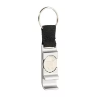   Breloc cu desfacator, Everestus, 2610E18130, 24x90 mm, Aluminiu, Otel inoxidabil, Argintiu