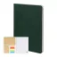 Agenda, Everestus, 2610E18683, B6, Dictando, 124x173x14 mm, Poliuretan, Hartie, Verde