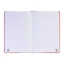 Agenda cu elastic, Everestus, 2610E18721, A5, Dictando, 140x210x14 mm, Poliuretan, Hartie, Rosu