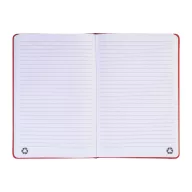   Agenda cu elastic, Everestus, 2610E18721, A5, Dictando, 140x210x14 mm, Poliuretan, Hartie, Rosu