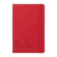   Agenda cu elastic, Everestus, 2610E18721, A5, Dictando, 140x210x14 mm, Poliuretan, Hartie, Rosu