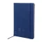 Agenda cu elastic, Everestus, 2610E18718, A5, Dictando, 140x210x14 mm, Poliuretan, Hartie, Albastru