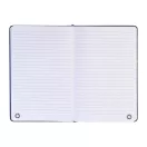 Agenda cu elastic, Everestus, 2610E18718, A5, Dictando, 140x210x14 mm, Poliuretan, Hartie, Albastru