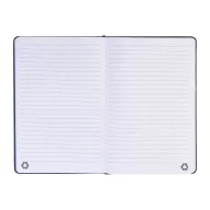   Agenda cu elastic, Everestus, 2610E18718, A5, Dictando, 140x210x14 mm, Poliuretan, Hartie, Albastru