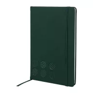   Agenda cu elastic, Everestus, 2610E18719, A5, Dictando, 140x210x14 mm, Poliuretan, Hartie, Verde