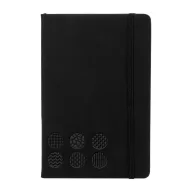   Agenda cu elastic, Everestus, 2610E18717, A5, Dictando, 140x210x14 mm, Poliuretan, Hartie, Negru