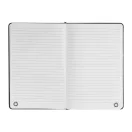 Agenda cu elastic, Everestus, 2610E18717, A5, Dictando, 140x210x14 mm, Poliuretan, Hartie, Negru