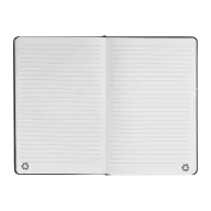   Agenda cu elastic, Everestus, 2610E18717, A5, Dictando, 140x210x14 mm, Poliuretan, Hartie, Negru