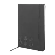   Agenda cu elastic, Everestus, 2610E18720, A5, Dictando, 140x210x14 mm, Poliuretan, Hartie, Gri