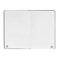   Agenda cu elastic, Everestus, 2610E18720, A5, Dictando, 140x210x14 mm, Poliuretan, Hartie, Gri