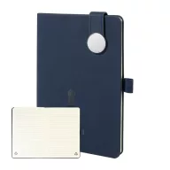   Agenda cu coperta magnetica, Everestus, 2610E18661, A5, Dictando, 145x211x19 mm, Poliuretan, Metal, Albastru