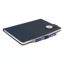 Agenda cu coperta magnetica, Everestus, 2610E18661, A5, Dictando, 145x211x19 mm, Poliuretan, Metal, Albastru