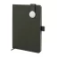 Agenda cu coperta magnetica, Everestus, 2610E18663, A5, Dictando, 145x211x19 mm, Poliuretan, Metal, Verde