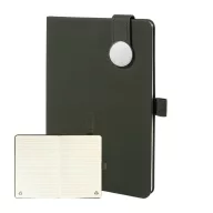   Agenda cu coperta magnetica, Everestus, 2610E18663, A5, Dictando, 145x211x19 mm, Poliuretan, Metal, Verde