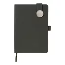 Agenda cu coperta magnetica, Everestus, 2610E18663, A5, Dictando, 145x211x19 mm, Poliuretan, Metal, Verde