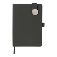   Agenda cu coperta magnetica, Everestus, 2610E18663, A5, Dictando, 145x211x19 mm, Poliuretan, Metal, Verde