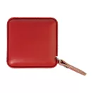 Ruleta patrata pentru corp, Everestus, 2610E18541, 52x52x18 mm, Poliuretan, Rosu