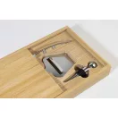 Set accesorii vin, Everestus, 2610E17953, 165x257x34 mm, Bambus, Otel inoxidabil, Natur