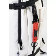  Breloc cu carabina, Everestus, 2610E18134, 158x30 mm, Poliester, Metal, Rosu