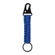   Breloc cu carabina, Everestus, 2610E18132, 158x30 mm, Poliester, Metal, Albastru