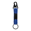 Breloc cu carabina, Everestus, 2610E18132, 158x30 mm, Poliester, Metal, Albastru