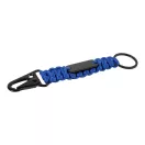 Breloc cu carabina, Everestus, 2610E18132, 158x30 mm, Poliester, Metal, Albastru