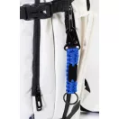 Breloc cu carabina, Everestus, 2610E18132, 158x30 mm, Poliester, Metal, Albastru