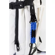   Breloc cu carabina, Everestus, 2610E18132, 158x30 mm, Poliester, Metal, Albastru