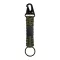 Breloc cu carabina, Everestus, 2610E18133, 158x30 mm, Poliester, Metal, Verde