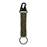   Breloc cu carabina, Everestus, 2610E18133, 158x30 mm, Poliester, Metal, Verde