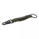Breloc cu carabina, Everestus, 2610E18133, 158x30 mm, Poliester, Metal, Verde