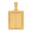 Platou de bucatarie, Everestus, 2610E19134, Cu maner, 110x190x8 mm, Bambus, Natur