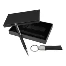 Set 2 instrumente de scris, Everestus, 2610E18925, 95x168x25 mm, Hartie, Aluminiu, Negru