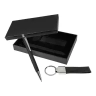   Set 2 instrumente de scris, Everestus, 2610E18925, 95x168x25 mm, Hartie, Aluminiu, Negru