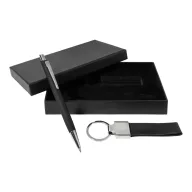   Set 2 instrumente de scris, Everestus, 2610E18925, 95x168x25 mm, Hartie, Aluminiu, Negru